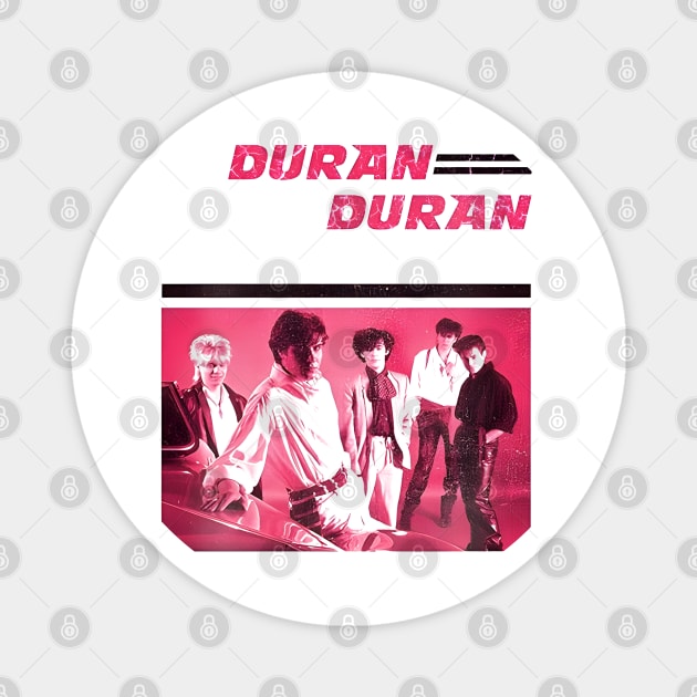 Duran Duran VIntage Distressed 90s Magnet by CrucialDoodleS